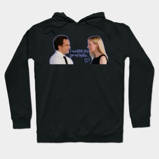 West Wing Josh and Donna Red Lights Hoodie